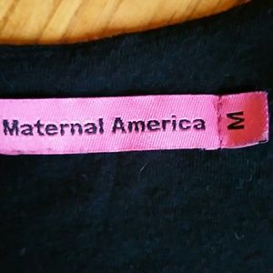 Maternal America Tops - Black Maternity Top Maternal America Tops - Black Maternity Top